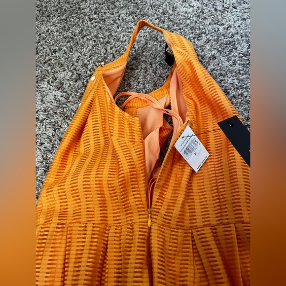 NWT Cynthia Steffe Bright Orange Dress Size 2 - Picture 8 of 12
